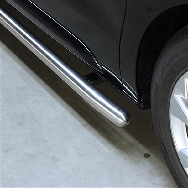 Grote foto sidebars rvs zilver ford transit connect 2013 2024 auto onderdelen overige auto onderdelen