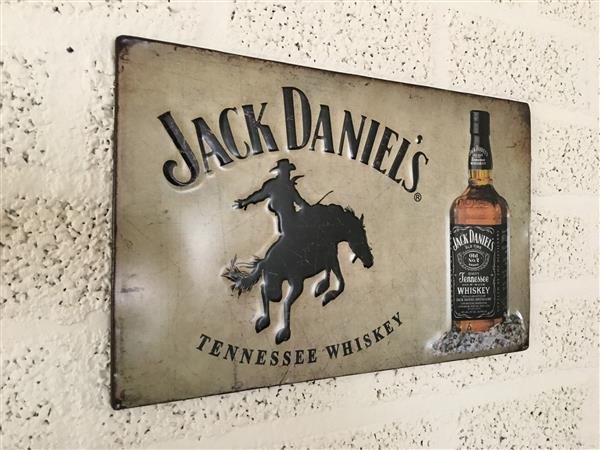 Grote foto metalen bord met geschilderde jack daniel items huis en inrichting woningdecoratie