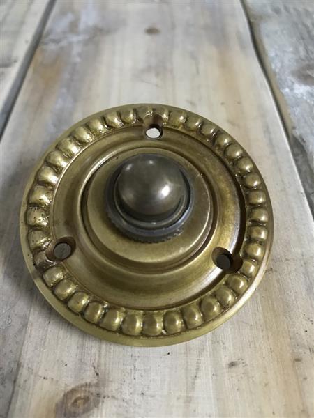 Grote foto antieke deurbel topkwaliteit messing bel uit de vorige eeuw doe het zelf en verbouw materialen en producten