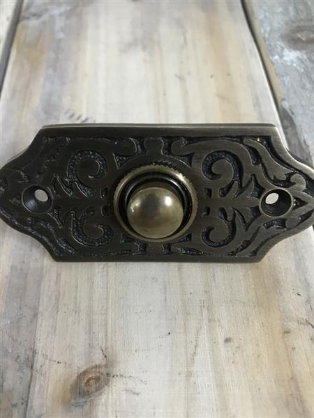 Grote foto deurbel antiek messing drukbel doe het zelf en verbouw materialen en producten