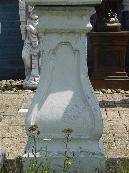 Grote foto xxl sokkel console uit massief gegoten steen fraaie pilaar tuin en terras tuindecoratie