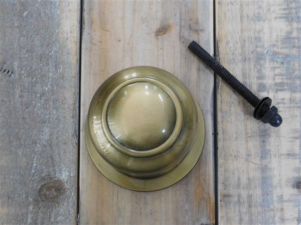 Grote foto koperen knop voor de voordeur deurknop antieke knop landhuisstijl trekknop vast . doe het zelf en verbouw materialen en producten