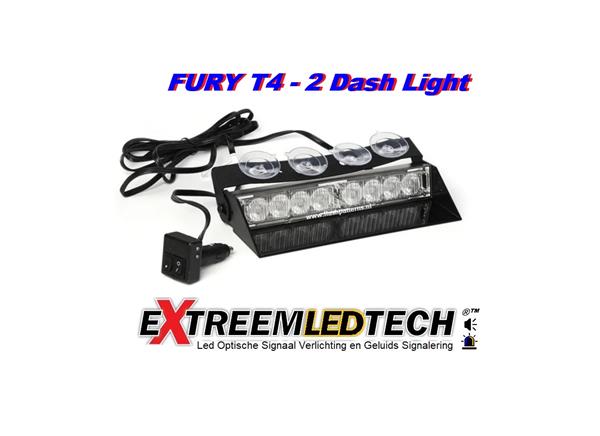 Grote foto fury t4 2 dash flitser led dashlight auto onderdelen overige auto onderdelen