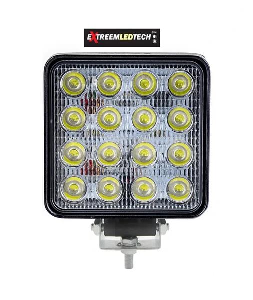 Grote foto zr 48watt hoog kwaliteit led werklamp breedstraler 12 24v 3840 lumen aanbieding auto onderdelen overige auto onderdelen