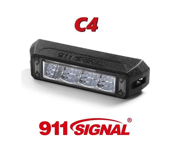 Grote foto 911signal c4 wasp led flitser hoog intensiteit leds ecer65 ip68 12 24v inclusief l beugel auto onderdelen overige auto onderdelen