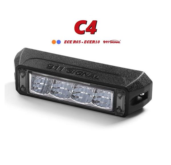 Grote foto 911signal c4 wasp led flitser hoog intensiteit leds ecer65 ip68 12 24v inclusief l beugel auto onderdelen overige auto onderdelen