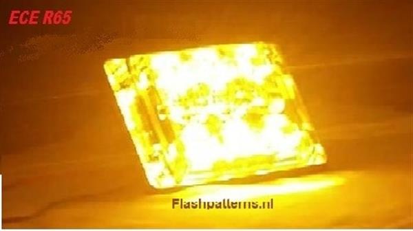 Grote foto sslt9 led flitser 9 x 3 watt ece r65 12 24v auto onderdelen overige auto onderdelen