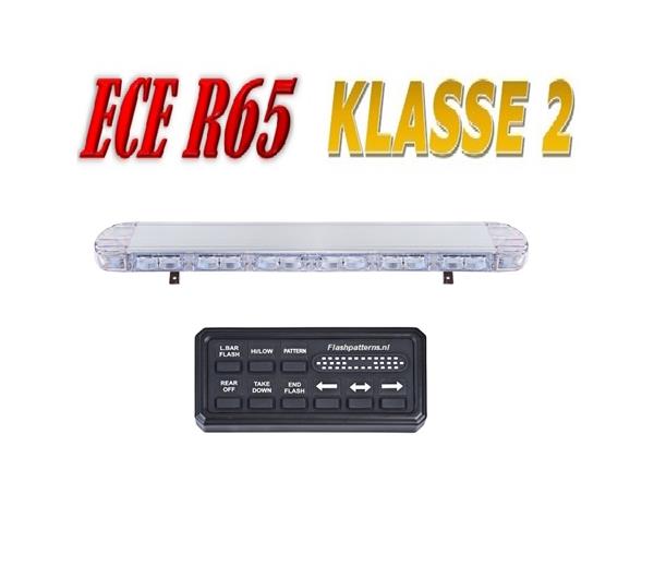 Grote foto hybride led licht balk ecer65 klasse 2 amber 12 24v super fel auto onderdelen overige auto onderdelen