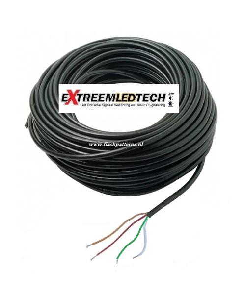 Grote foto universeel 4 aderig verleng kabel voor flitsers 4 x 1 mm 12 24v auto onderdelen overige auto onderdelen