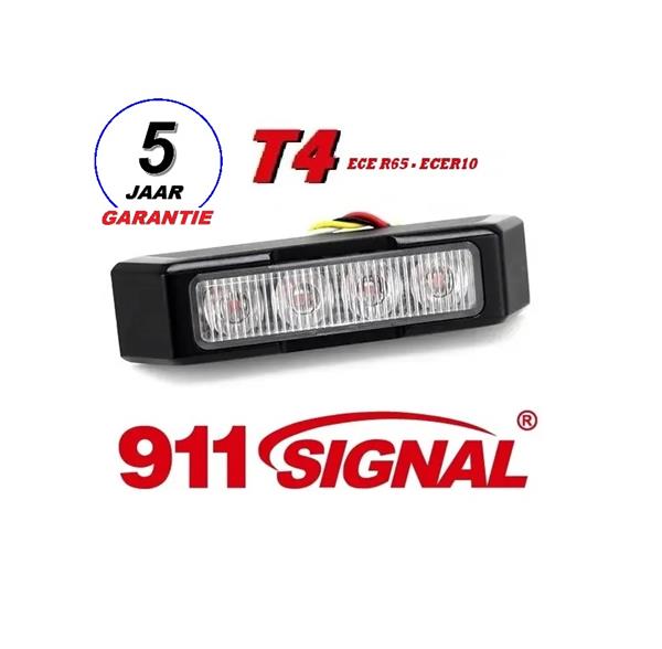 Grote foto 911 signal top kwaliteit t4 led flitser 4 x 3 watt ecer65 ip67 12 24v 5 jaar garantie super aa auto onderdelen overige auto onderdelen