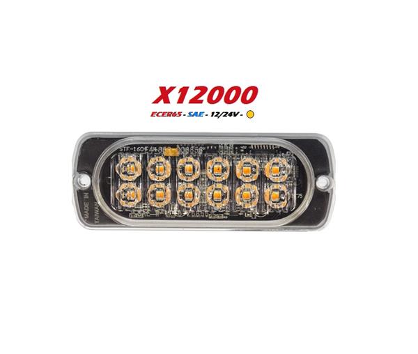 Grote foto led flitser hoog kwaliteit ultra dun en super fel 12 x 3 watt hoog intensiteit leds ecer65 12 24v auto onderdelen overige auto onderdelen