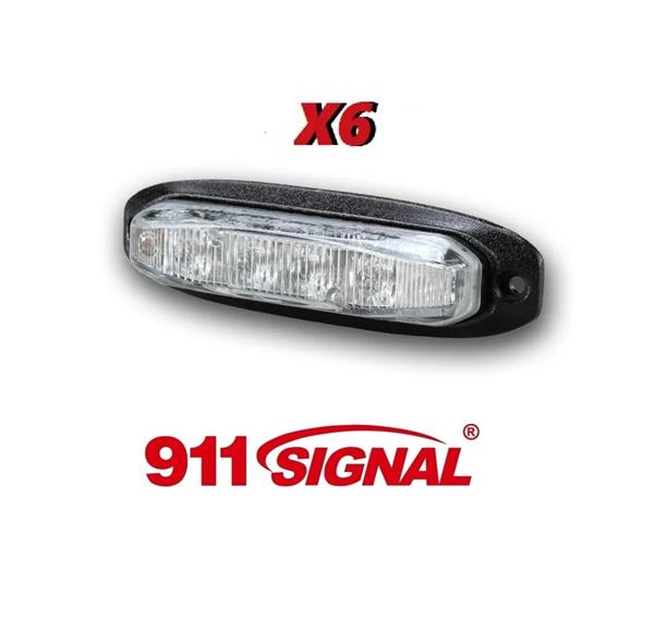 Grote foto 911signal x6 led flitser ecer65 emc ip68 12 24v 5 jaar garantie. auto onderdelen overige auto onderdelen