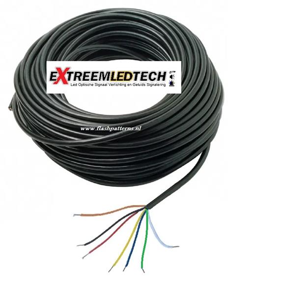 Grote foto universeel 5 aderig verleng kabel 5 x 1 mm 12 24v auto onderdelen overige auto onderdelen