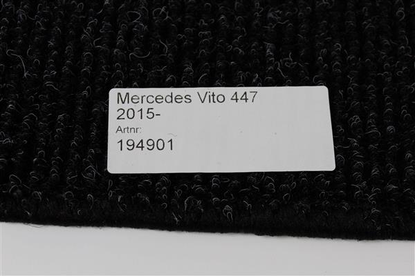 Grote foto automatten mercedes vito 447 2015 2022 ribbel velours auto onderdelen overige auto onderdelen