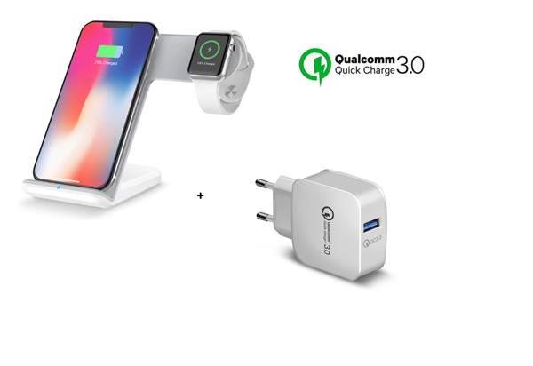 Grote foto drphone legend20 2 in 1 pro wireless charge dock draadloze oplader geschikt voor apple watch telecommunicatie opladers en autoladers