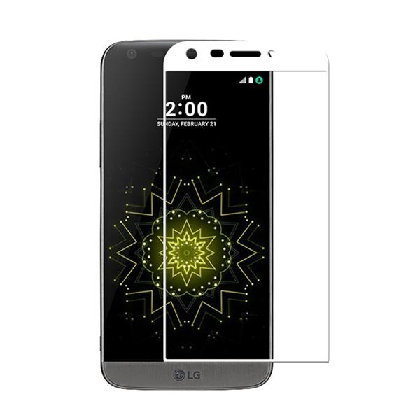 Grote foto drphone lg g5 glas 4d volledige glazen dekking full coverage curved edge frame tempered glass wit telecommunicatie mobieltjes