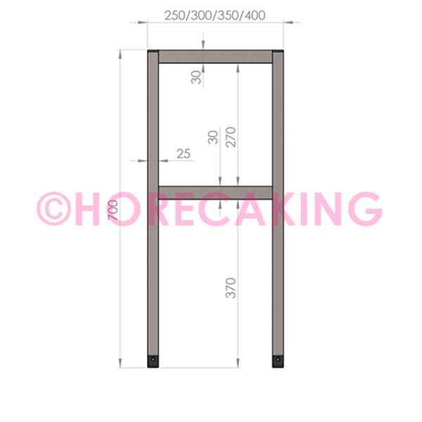 Grote foto rvs etag re verwarmd 2 hoog 1400x300x700 mm diversen overige diversen