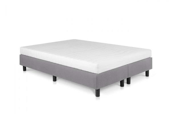 Grote foto boxspring studio luxe pocketvering hr matras grijs 160x210 huis en inrichting bedden