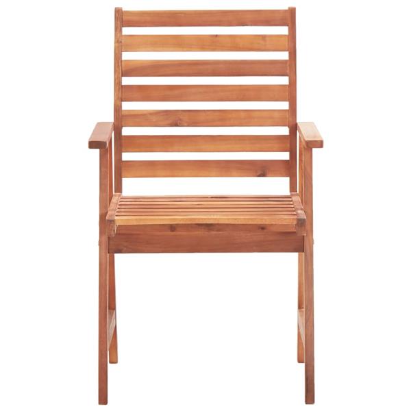 Grote foto vidaxl tuinstoelen 4 st massief acaciahout tuin en terras tuinmeubelen
