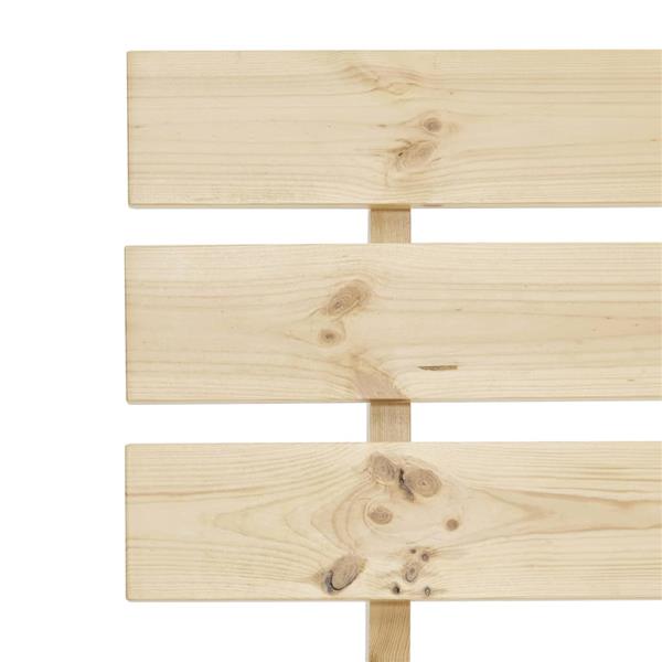Grote foto vidaxl bedframe massief grenenhout 100x200 cm antiek en kunst stoelen en banken