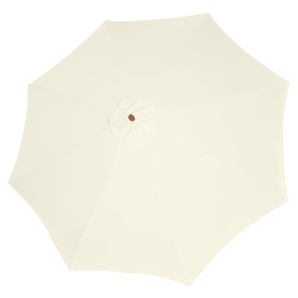 Grote foto vidaxl parasol 300x258 cm zandwit tuin en terras overige tuin en terras