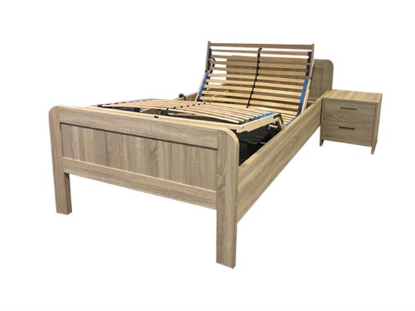 Grote foto john seniorenbed xl 120x200 in blank eiken bk beds antiek en kunst stoelen en banken