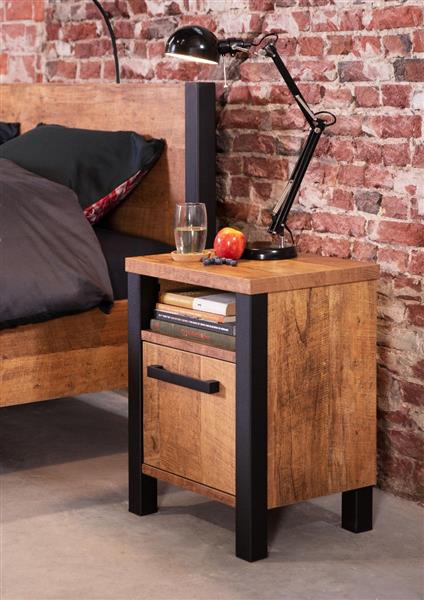 Grote foto charly nachtkastje in old teak maxfurn huis en inrichting complete slaapkamers