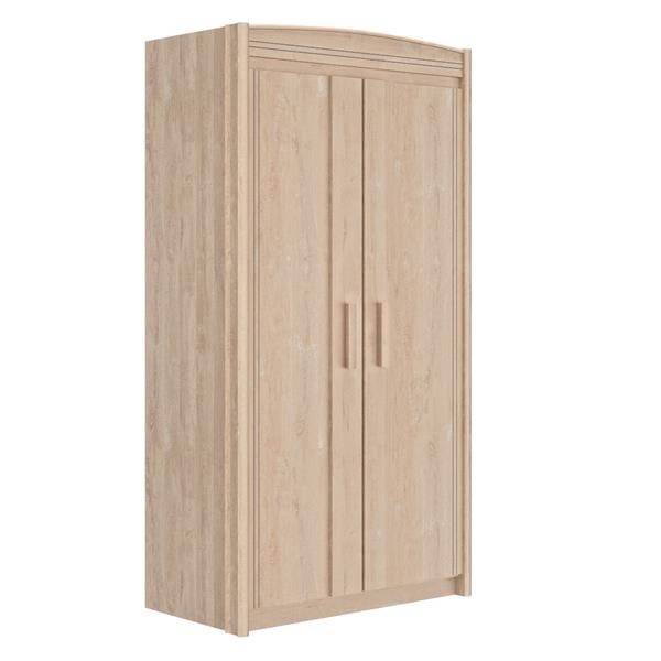 Grote foto montana hoogslaper 90x200 blond eikenkleur gami kinderen en baby complete kinderkamers