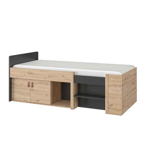Grote foto arthus kajuitbed gami antiek en kunst stoelen en banken