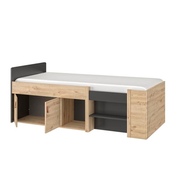 Grote foto arthus kajuitbed gami antiek en kunst stoelen en banken