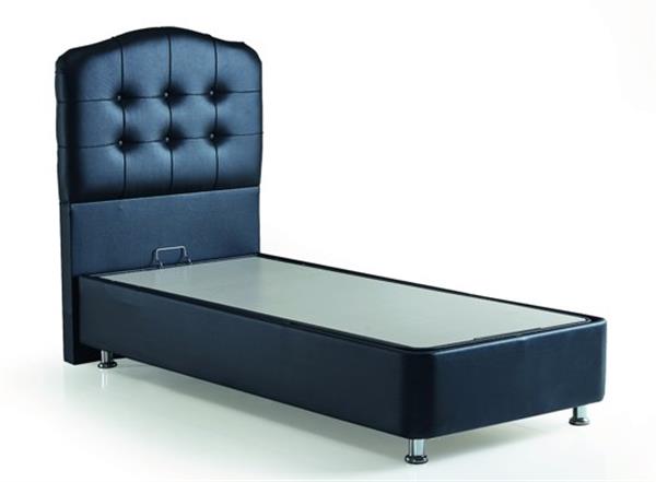 Grote foto 1 persoons boxspring met opbergruimte 90x200 antiek en kunst stoelen en banken