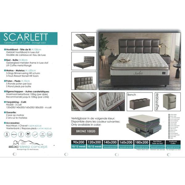 Grote foto opberg boxspring scarlett huis en inrichting bedden