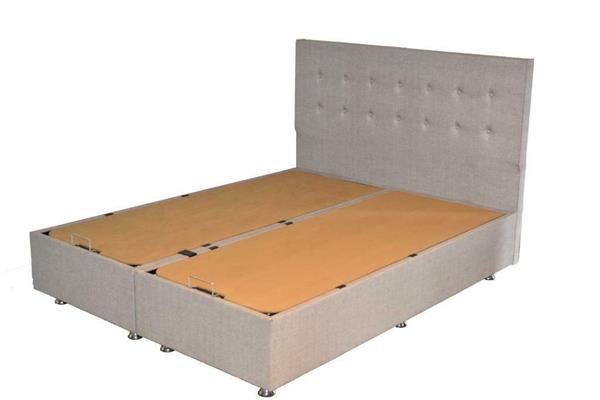 Grote foto boxspring met opbergruimte luxe pocket matras knopen huis en inrichting bedden