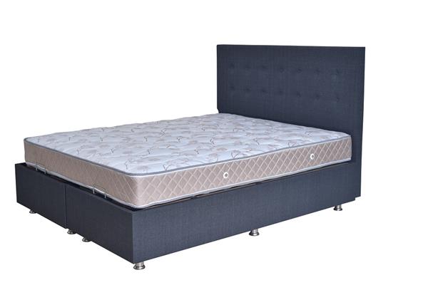 Grote foto boxspring met opbergruimte luxe pocket matras knopen huis en inrichting bedden