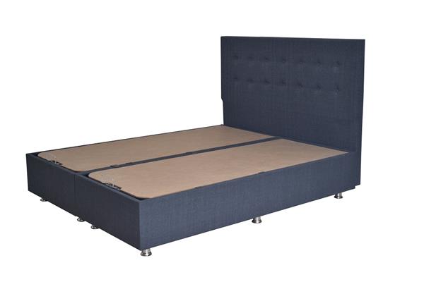 Grote foto boxspring met opbergruimte luxe pocket matras knopen huis en inrichting bedden