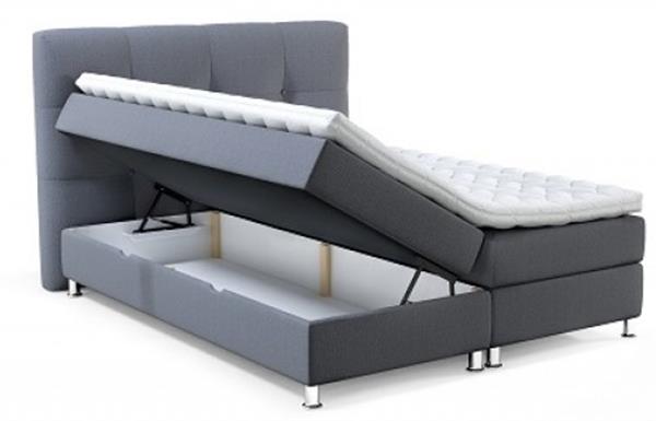 Grote foto opberg boxspring lyon huis en inrichting bedden