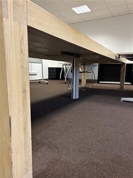 Grote foto vergadertafel gebruikt 360x120cm huis en inrichting kantooraccessoires