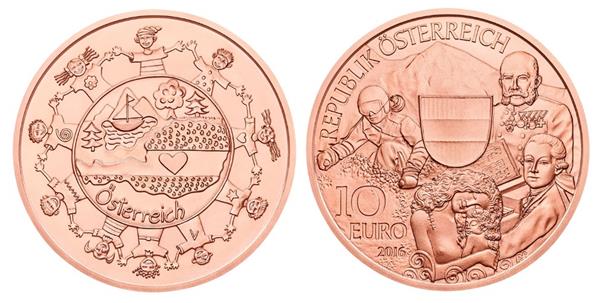 Grote foto oostenrijk 10 euro 2016 oostenrijk koper verzamelen munten overige