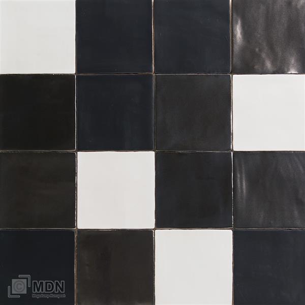 Grote foto handvormtegels 13x13 mat wit mat zwart en platinum mix 0 5m doe het zelf en verbouw tegels