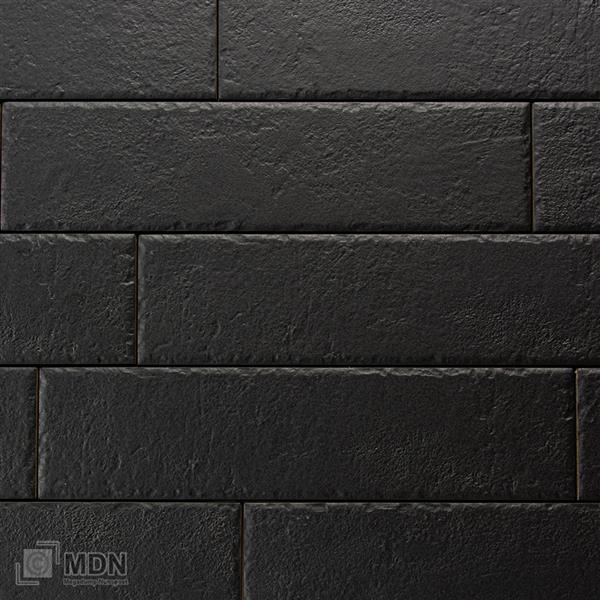 Grote foto emil ceramica brixen stone black mat zwarte bricks 7x28 cm doe het zelf en verbouw tegels