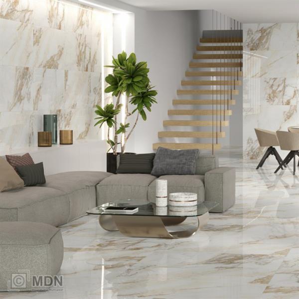 Grote foto carrara gold mat 60x120 cm marmer look tegels wit met gouden ader 1 44m doe het zelf en verbouw tegels