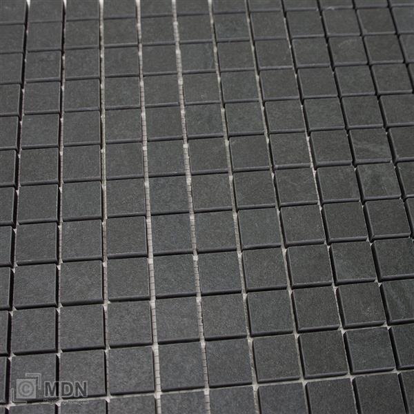 Grote foto leiden negro 25x25 mm mozaiek op matten van 33x33 cm 0 11m doe het zelf en verbouw tegels