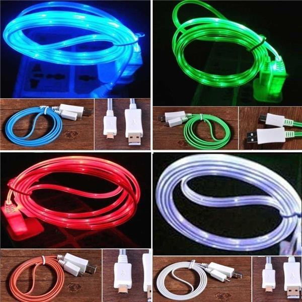 Grote foto led galaxy data kabel micro usb oplader laad led s20 s21 a51 a52 telecommunicatie opladers en autoladers