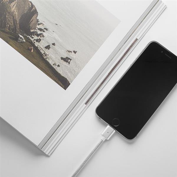 Grote foto magnetisch iphone 11 12 13 oplaad kabel oplader ipad usb gevlochten telecommunicatie opladers en autoladers