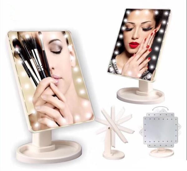 Grote foto make up spiegel led 360 graden makeup make up verlichting 3 kleuren 2 beauty en gezondheid gezichtsverzorging
