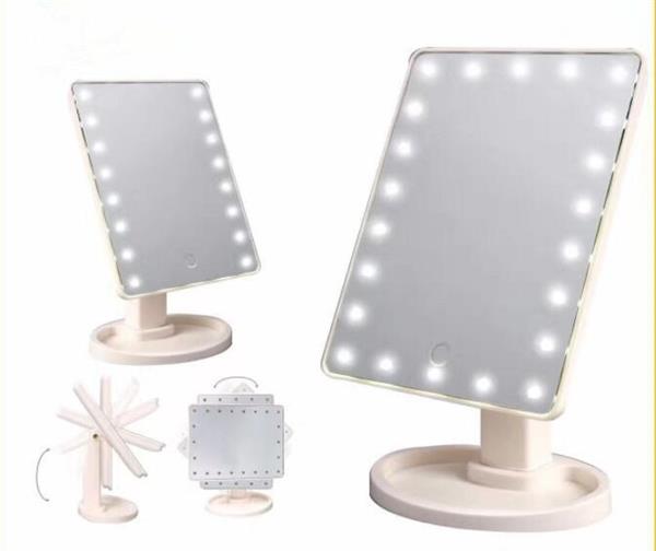 Grote foto make up spiegel led 360 graden makeup make up verlichting 3 kleuren 2 beauty en gezondheid gezichtsverzorging