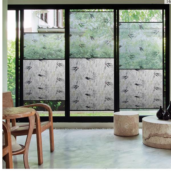 Grote foto dubbel stof pliss 20 mm nectar serie huis en inrichting gordijnen en lamellen