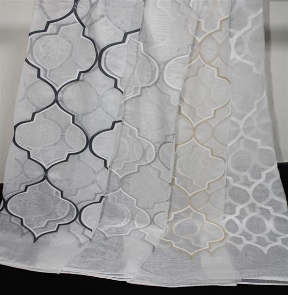 Grote foto vitrage atlantis 1146 serie huis en inrichting gordijnen en lamellen