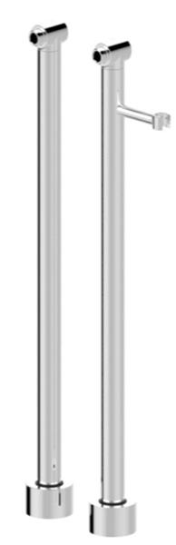 Grote foto universele vrijstaande badkraankoppelingen rond doe het zelf en verbouw sanitair