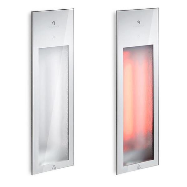 Grote foto sunshower square pure 2.0 white inbouw infrarood beauty en gezondheid zonnebanken